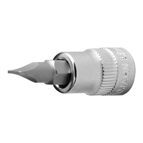 1/4" socket bit slotted 4 mm