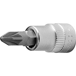 1/4" socket bit pozidriv No. 1