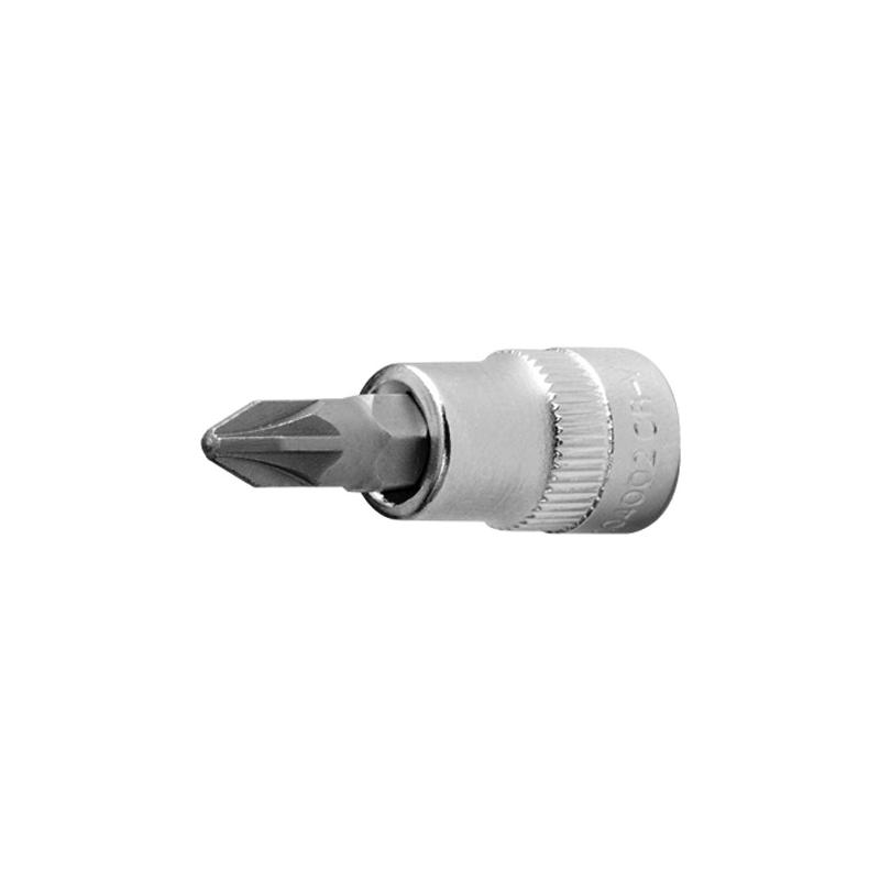 1/4" socket bit pozidriv No. 2