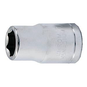 3/8" 6-point socket 3/8"