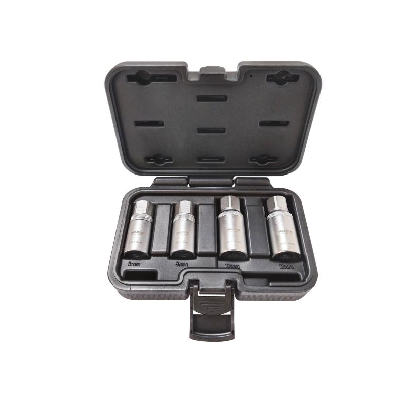 1/2" (12.5 mm) Stud Socket Set M6-M8-M10-M12 4pcs