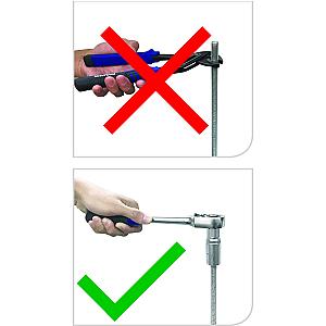 1/2" (12.5 mm) Stud Socket Set M6-M8-M10-M12 4pcs