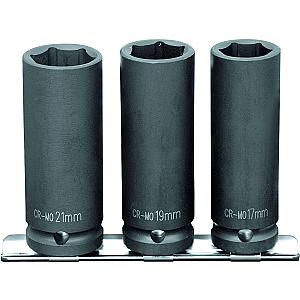 1/2" deep impact socket set  3pcs