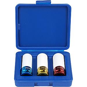 1/2" thin wall deep impact socket set 3pcs