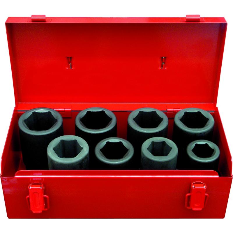 1" deep impact socket set  8pcs