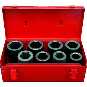 1" deep impact socket set  8pcs